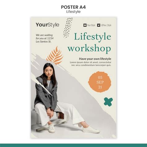 person poster psd high quality  psd templates