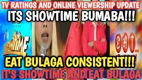 It S Showtime At Eat Bulaga Tv Ratings And Online Viewership Update