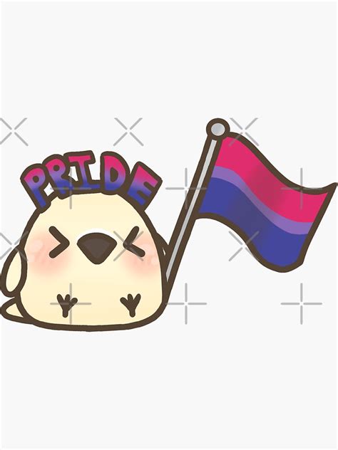 Bisexual Pride Blirbo Sticker For Sale By Blirbos Redbubble