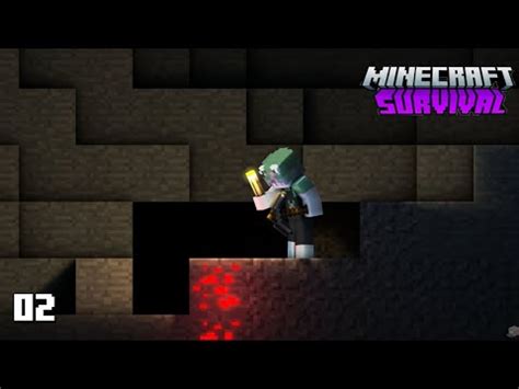 Minecraft Survival Ep Achei Meus Primeiros Min Rios Raros Youtube