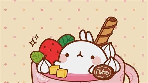 Molang Cute For You Kawaii Food HD Wallpaper Peakpx