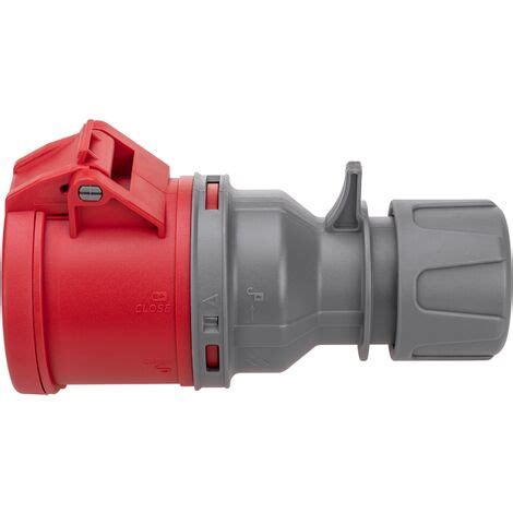 BeMatik Base De Enchufe Industrial CETAC Hembra 3P T N 32A 380V IP44