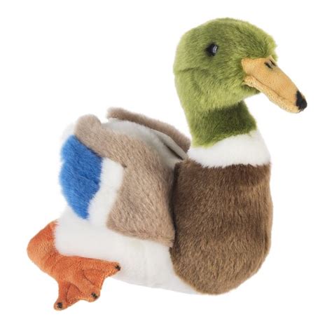 9 Inch Stuffed Mallard Duck Plush Floppy Animal Kingdom Collection ...