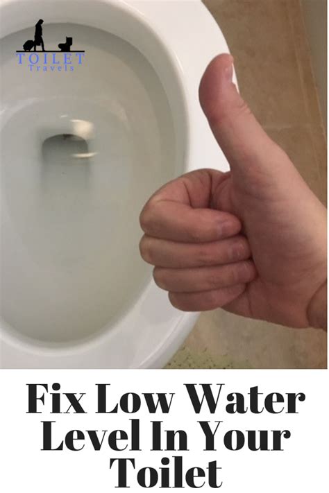 Low Water Level In Toilet Causes And Fix Toilet Repair Water