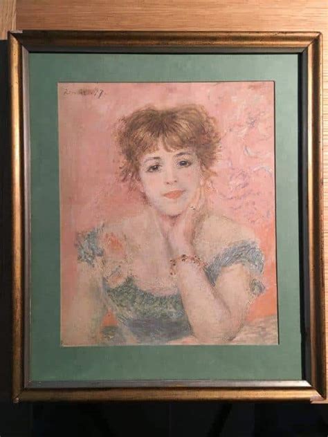 Peinture Tableau Pastel Jeanne Samary