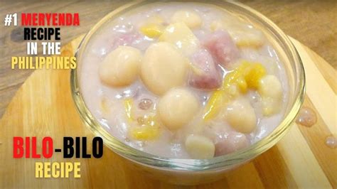 Ginataang Bilo Bilo Sticky Rice Balls In Coconut Milk Recipe