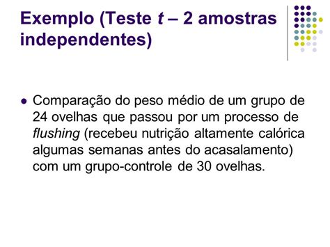 Teste T Para Amostras Independentes Exemplo Vários Exemplos