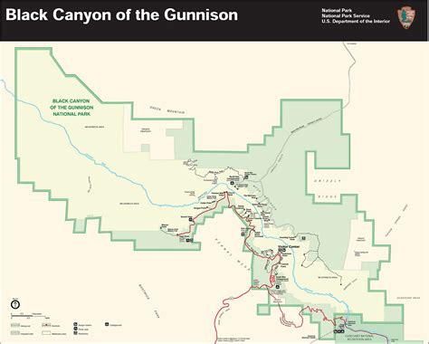 Map of Black Canyon of the Gunnison National Park - PICRYL - Public ...