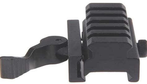 Quick Release 5 Slot Weaver Rail Riser Mount Fits 20mm Weaver