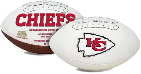 Signature Series NFL Kansas City Chiefs Autograph Full Size Football