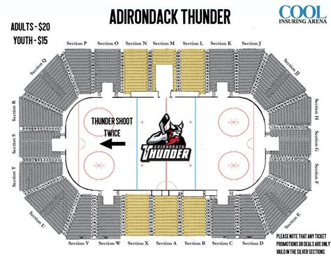 Seating Charts - Cool Insuring Arena