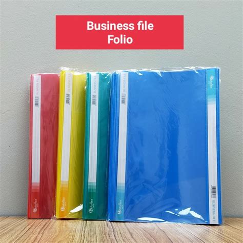 Jual Business File Map Plastik Acco Snelhecter Folio F Shopee