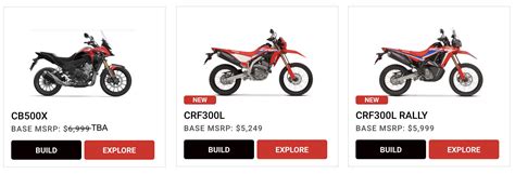 Crf Rally Vs Cb X Adventure Motorcycling Handbook