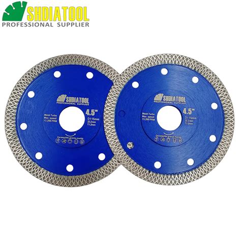 Shdiatool Pcs Diamond Cutting Disc Mesh Turbo X Saw Blade Dia Inch