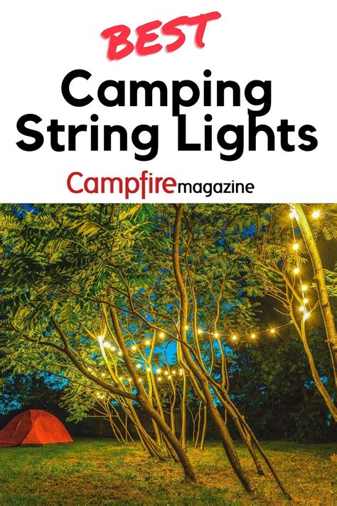 Best Camping String Lights (Solar, Battery & Fairylights) | Campfire Magazine