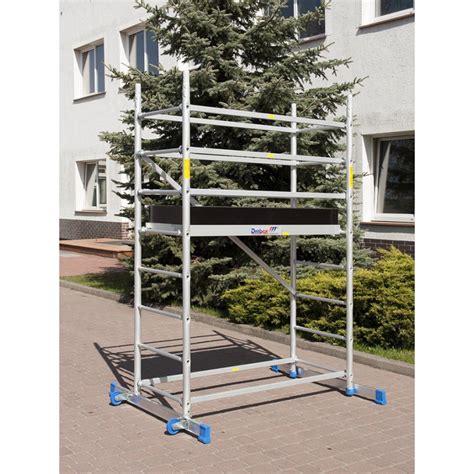 Rusztowanie Aluminiowe Przejezdne Drabex Ra 330 412 Wys 5 30 M