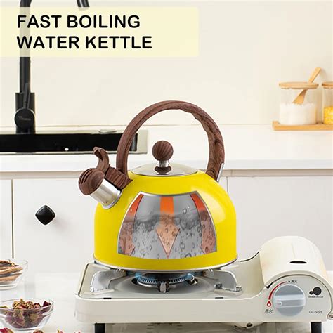 Whistling Stove Top Tea Kettle 2 5L Food Grade Stainless Steel Water