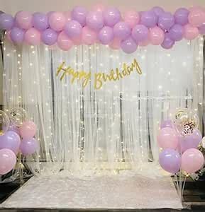 Buy Specialyou In Pink Purple Princess Theme Birthday Decoration