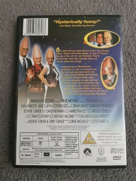 CONEHEADS (DVD, 1993 Film, Dan Aykroyd) £6.99 - PicClick UK