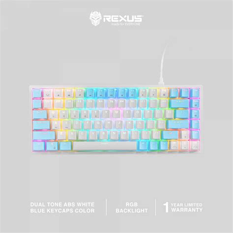 Jual Rexus Keyboard Gaming Mechanical Daxa M84 Classic Mechanical