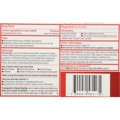 Sudafed Dosage Chart By Weight Blog Dandk