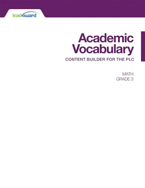 Pdf Academic Vocabulary