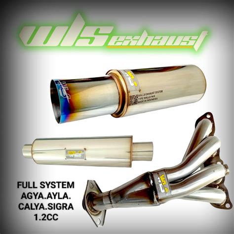 Jual Full System Agya Ayla Calya Sigra Cc Header Muffler F K