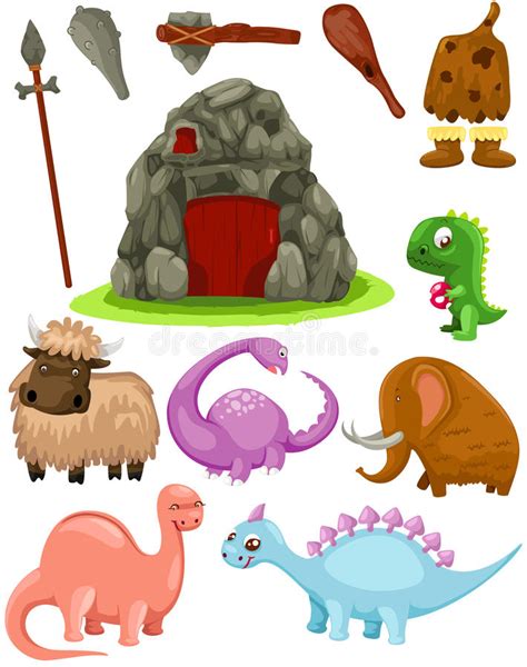 Cave stock vector. Illustration of history, child, caveman - 15646472