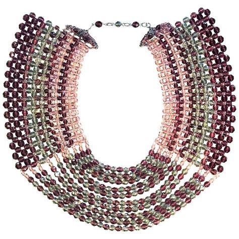 Coppola E Toppo Large Bead Collar Necklace