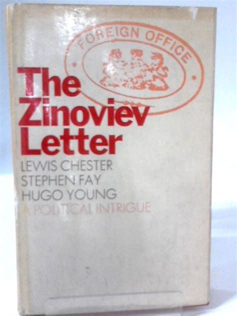 The Zinoviev Letter by Lewis Chester: Good (1967) | World of Rare Books