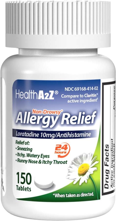 Amazon Healtha Z Allergy Relief Loratadine Mg Counts