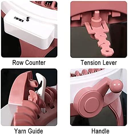 Yohencin M Quinas De Tejer De Agujas Con Contador De Filas Telar De