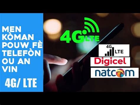 Astuce Pour Configurer L APN 4G LTE Pour NATCOM Et DIGICEL YouTube