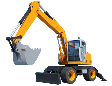 3D Machine Excavator CGTrader