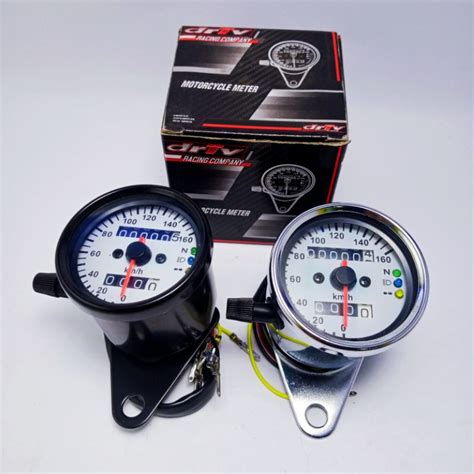 Jual SPEEDOMETER JARUM INDIKATOR BULAT SPIDO CLASSIC MODEL TABUNG CB