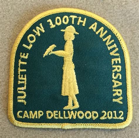 Girl Scout Central Indiana Camp Dellwood 100th Anniversary Patch