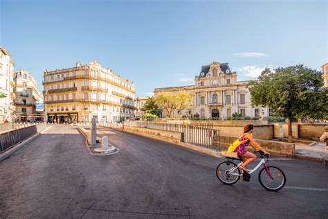 Montpellier city in France editorial photography. Image of european ...