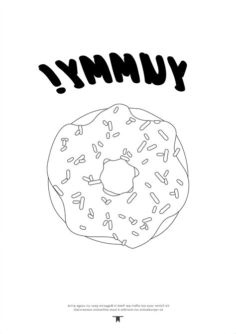 14 Beau De Coloriage Kawaii Donuts Images Coloriage