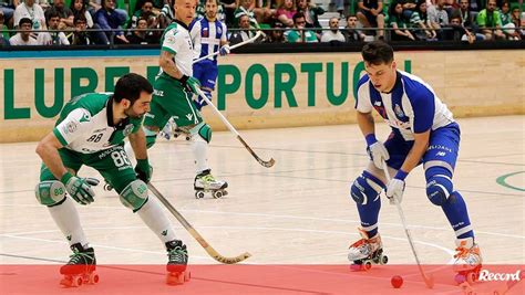 Ta A Continental Sporting E Fc Porto Na Frente H Quei Em Patins