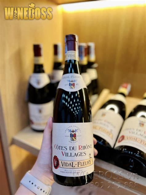 Rượu Vang Pháp Vidal Fleury Cotes Du Rhone Villages Rouge 2015 Wineboss