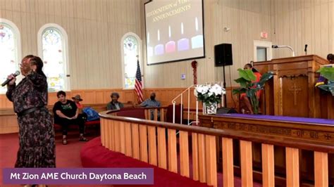 Welcome All To Worship At Mt Zion Ame Church Daytona Beach Youtube