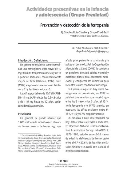 Actividades Preventivas En La Infancia Y Adolescencia Grupo Previnfad