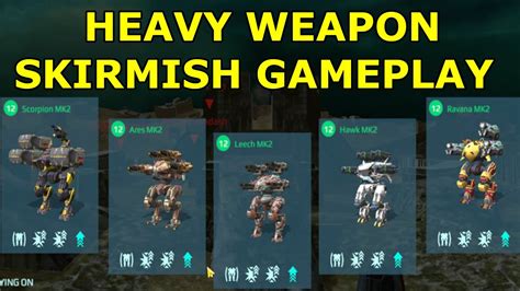 Heavy Weapons Skirmish Mode War Robots YouTube