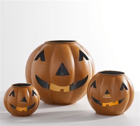 Metal Jack O Lanterns Orange Pottery Barn