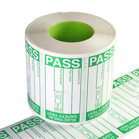 Pat Testing Labels Portable Appliance Testing Stickers And Labels