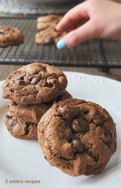 Chewy Dark Chocolate Chocolate Chip Cookies Recipe Chewy Chocolate