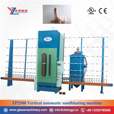 Vertical Automatic Sandblasting Machine Zhengyi Glass Machinery Company