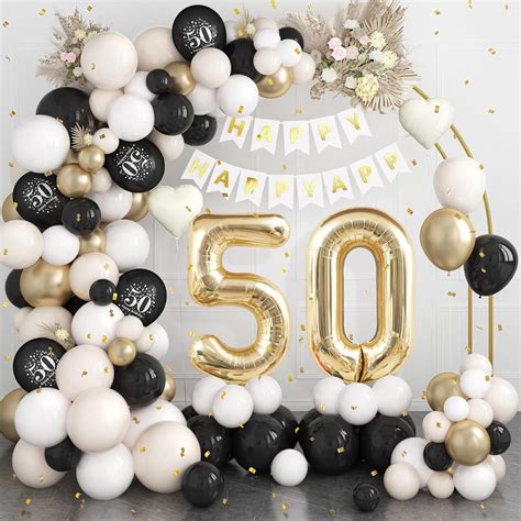 amazoncom  birthday decorations black gold sand whiteth
