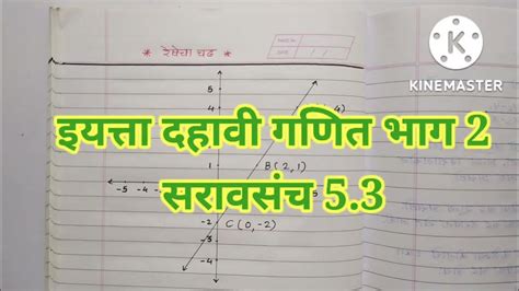 इयत्ता दहावी गणित भाग 2 निर्देशक भूमिती सरावसंच 53 Youtube