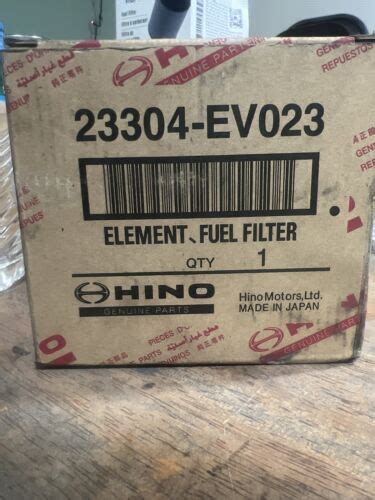 Genuine Hino 23304ev023 Element Fuel Filter For Sale Online Ebay